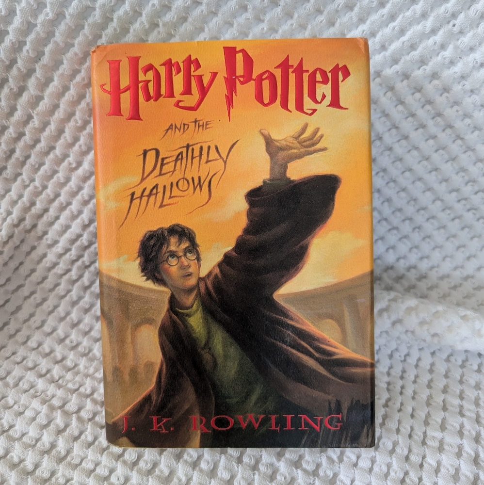Deathly Hallows by J.K. Rowling (Rare Hardcover, 2007 First Edition, Error Copy)